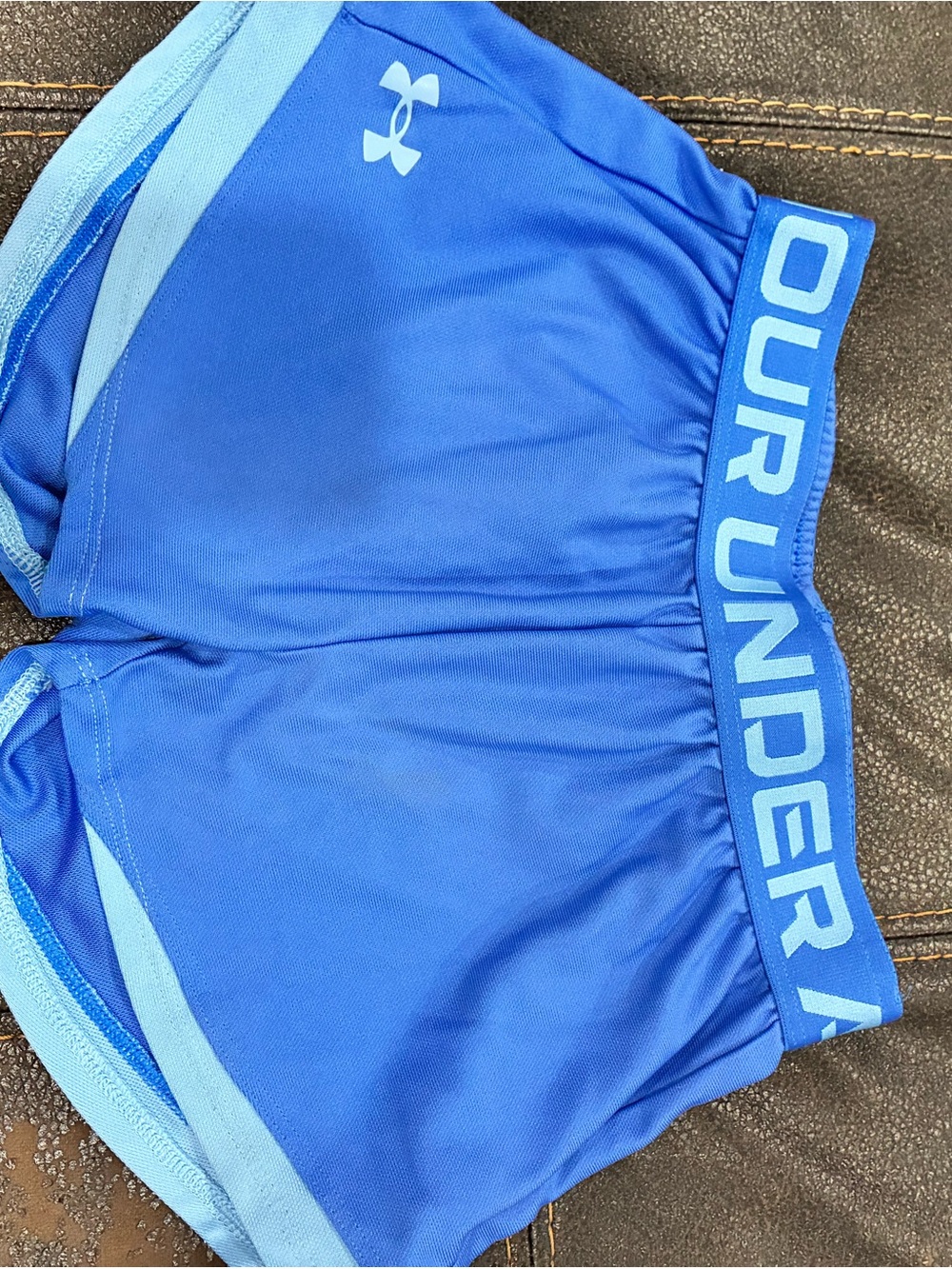 Under Armour Royal Blue Girls' Athletic Shorts
